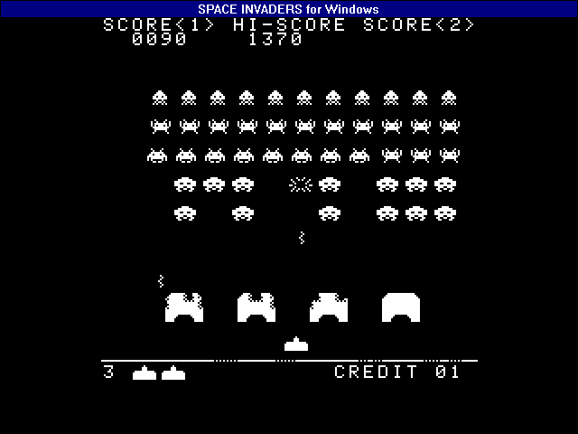 Space Invaders [Tele-Games] screenshot 5 for Atari 2600